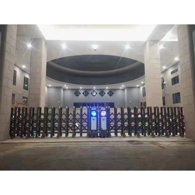 伸縮門安裝圖